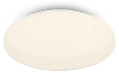 Image de BRILONER - plafonnier LED, plafonnier LED salle de bain IP44, lampe de salle de bain, lumière blanche chaude, Ø275 mm, blanc