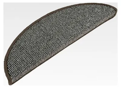 Produktbild von Stufenmatten 15 Stück 56x17x3 cm Grau Halbrund