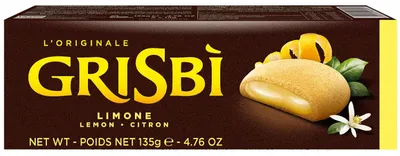 Produktbild von Matilde Vicenzi 8000350007935, Plätzchen, Zitrone, 135 g, Erdnüsse, Nüsse, Senf, Rund, 539 kcal