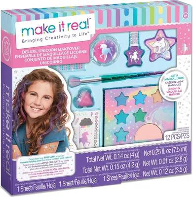 Zdjęcie produktu dla Make It Real Zestaw do makijażu „Deluxe Makeover Unicorn”