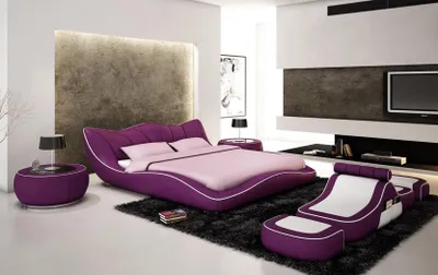 Produktbild von Modernes Design Bett XXL Betten Luxus Stil Doppel Hotel Leder 140 160 180x200cm