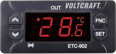 Produktbild von VOLTCRAFT ETC-902 Temperaturregler NTC, PTC -30 bis 99 °C Relais 10 A (L x B x H) 58 x 77 x 34.5 mm
