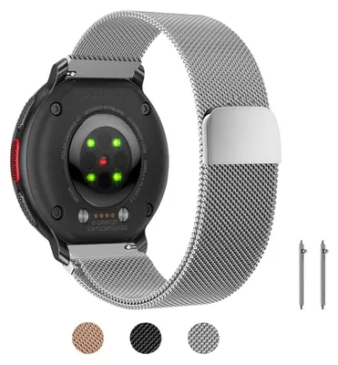 Produktbild von Edelstahlarmband für Polar Vantage M3/V3 mit Magnetverschluss