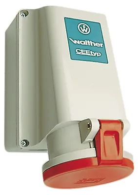 Produktbild von Walther Werke Wandsteckdose 63A 5p. 400V 6h IP44 161