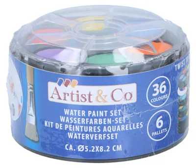 Immagine prodotto di Colori ad acqua - set di 26 colori