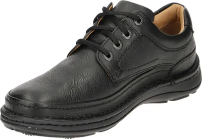 Immagine prodotto di Clarks NATURE THREE scarpe da uomo - scarpe comode stringate nere NUOVO