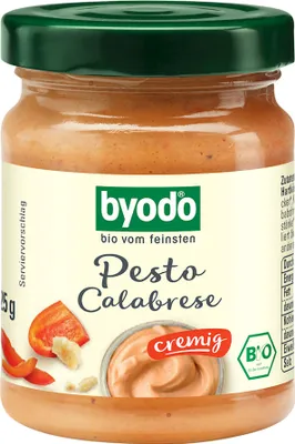 Zdjęcie produktu dla PESTO CALABRESE125 g - BYODO