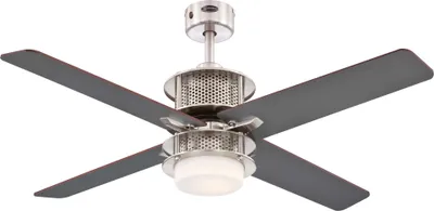 Zdjęcie produktu dla Wentylator sufitowy z oświetleniem LED i pilotem Oscar 122 cm