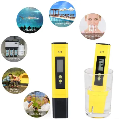 Digitaler pH-Tester mit LCD, 0,00–14,00, für Wasserqualität