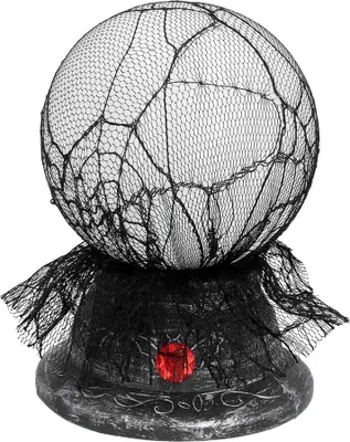 Productafbeelding van Kristallen bol met licht en geluid, 19 cm