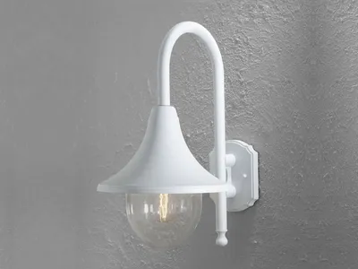 Produktbild von Konstsmide Bari weiß lackiertes Aluminium, klares Acrylglas 7237-250