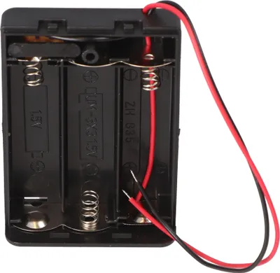 Produktbild von Batteriehalter für 3x Mignon mit Deckel und Schalter wasserabweisend – Batterie Halterung Elektronik (Kunststoff)