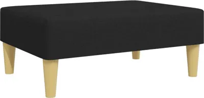 Produktbild von Fußhocker Schwarz 77x55x31 cm Stoff