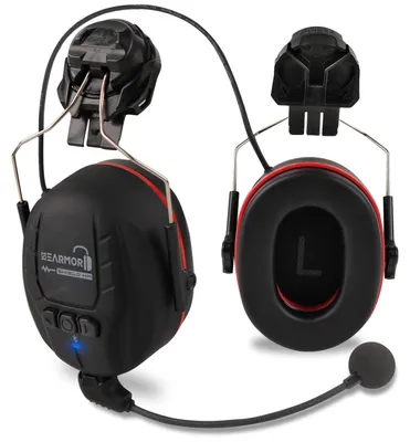 Bluetooth Gehörschutz SNR 32 dB, helmtauglich, für Mähen & Arbeiten