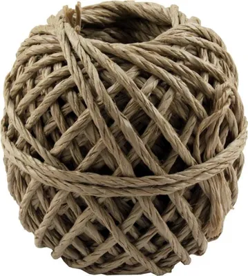 Produktbild von Rheita Bindfaden 20 Meter mittelstark (2mm), natur, PP-Stapelfaser