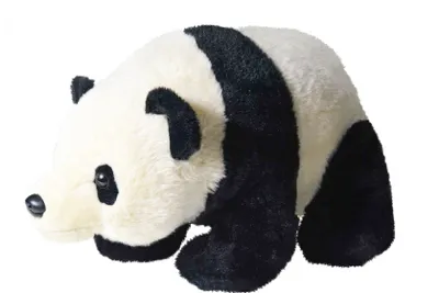 Produktbild von kuscheltier Panda 38 cm Junior-Plüsch schwarz/weiss