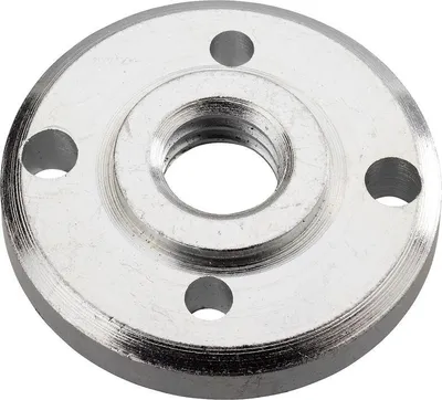 Produktbild von kwb 717600, Flanschmutter, Flache Mitte, 3,5 cm, Metallisch, M14