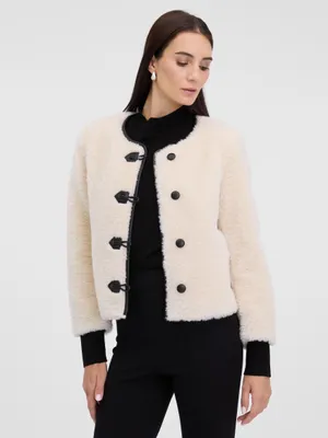 Produktbild von Orsay Damen-Kunstpelzjacke in Creme 34