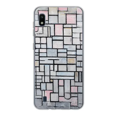 Produktbild von MuchoWow® Handyhülle Schutzhülle Hülle für Samsung Galaxy A10 Komposition 6 - Mondrian - Kunst Silikon Softcase Handy Hülle - Schutzhülle