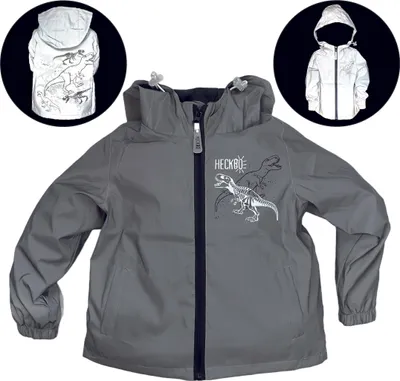Produktbild von Kinder Reflektor Regenjacke Dinosaurier - 6 Jahre