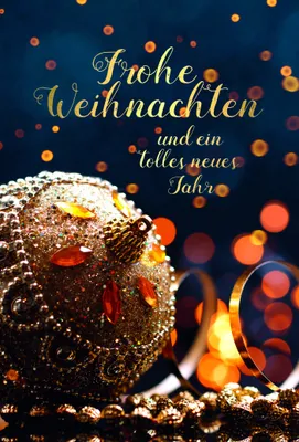 Produktbild von Weihnachten - Glückwunschkarte im Format 11,5 x 17 cm mit Umschlag