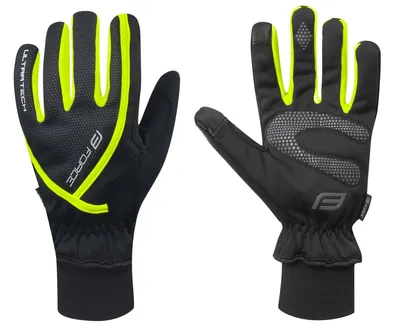 Produktbild von FORCE Winter Handschuhe ULTRA TECH fluor  0 °C bis +5 °C * Größe: M