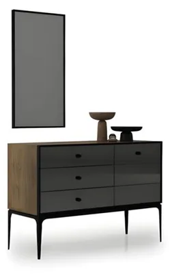Obrázok produktu pre Komoda Príborník Skriňa Konzolové stoly Komody Príborníky Vysoká jednotka 170 cm