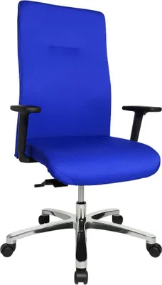 Produktbild von Topstar XXL Bürostuhl Big Star 20, BT290T W56 Stoff blau, Gestell alu