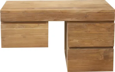 Produktbild von Teako Design Waschtisch hängend Mark Teak Massivholz 90x50x51 cm