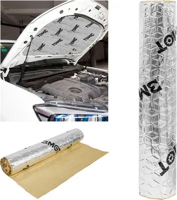 Produktbild von Jiubiaz 50x200cm Izolačná rohož Izolácia motorového priestoru automobilu 1 m² Izolácia dverí automobilu 1m²