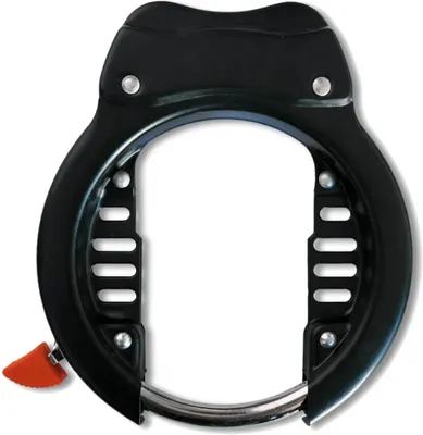 Produktbild von Ringschloss Schwarz mit Schlüsselverschluss, 63 mm Öffnung, 9 mm gehärteter Stahl Bügel