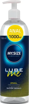 Immagine prodotto di MY.SIZE Lube Me Premium Lubrificante anale 1000 ml | Lubrificante extra viscoso | Gel lubrificante Adatto per giocattoli e preservativi in lattice