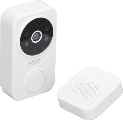 Obrázok produktu pre Bezdrôtový zvonček, inteligentný WiFi videozvonček, 1080P HD videokamera so širokouhlým objektívom, 2-cestný zvuk, nočné videnie, APP vzdialený videohovor