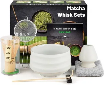 Produktbild von Famanu Matcha-Set 7-teilig - Komplettset in Weiß