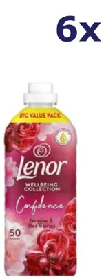 Produktbild von 6x Lenor Weichspüler – 50 sc/1650 ml – Confidence – Ruby Jasmine