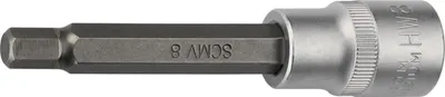 Immagine prodotto di Inserto per chiave a bussola da 1/2", esagono interno, apertura 10 mm, lunghezza 100 mm