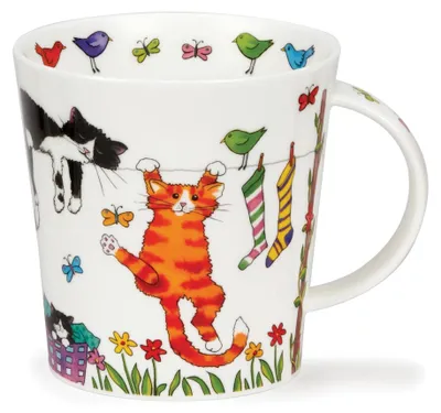 Knochenporzellan-Tasse Hundemotiv 0,48 l spülmaschinengeeignet