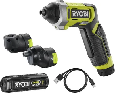 Produktbild von Ryobi RSD4-120TA2 Akku-Schrauber Bauschrauber USB 4V inkl. Akku und Ladegerät