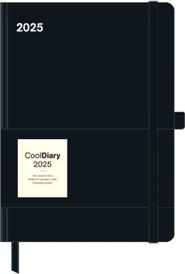 Produktbild von Black 2025 - Diary - Buchkalender - Taschenkalender - 16x22