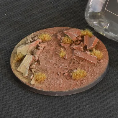 Produktbild von Gamers Grass 100mm Badlands Base, rund