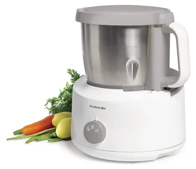 Produktbild von Suavinex, Küchenmaschine für Babykost, 5-in-1: Kocht, püriert, erwärmt, taut auf