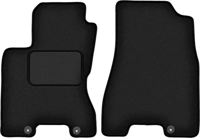 Immagine prodotto di Wielganizator tappetini auto velours anteriori adatto per Nissan X-Trail II T31 (2007-2014, SUV) neri, set 2 pz, con fissaggi