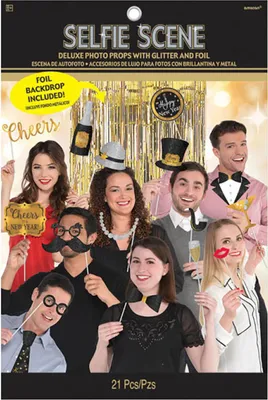 Produktbild von Fotobox Neujahr/Silvester – 21 Stück