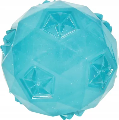 Obrázek produktu pro Hračka pes míček TPR POP BALL 6cm tyrkysová Zolux