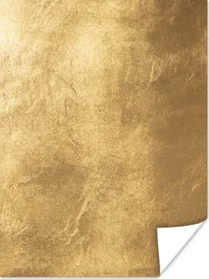 Produktbild von MuchoWow® Poster Licht fällt auf eine goldene Wand 60x80 cm