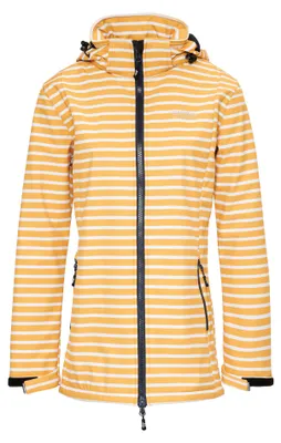 Produktbild von Nordberg Breton - Softshell-Sommerjacke für Damen - Gelb gestreift - Größe M
