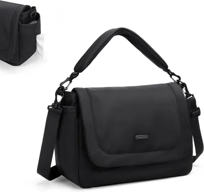 Produktbild von Luier Tasche - Wickeltasche - Große Kapazität - 22 Liter - Schwarz