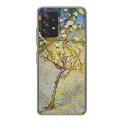 Produktbild von MuchoWow® Handyhülle Schutzhülle Hülle für Samsung galaxy a73 Blühender Birnbaum - Vincent van Gogh Silikon Softcase Handy Hülle - Handyhülle