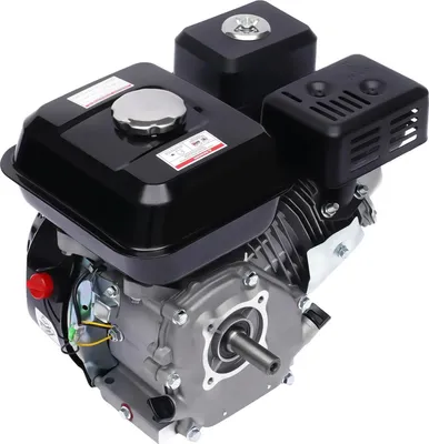 Produktbild von Benzinmotor - Einzylinder 4-Takt OHV - 7,5 PS - Leiser Lauf - Tragbar - Schwarz