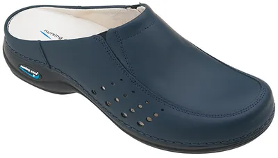 Immagine prodotto di Assistenza infermieristica BERLIM WG4A03 unisex certificata lavabile stivali da lavoro in pelle senza cinturino blu scuro, misura 1:38